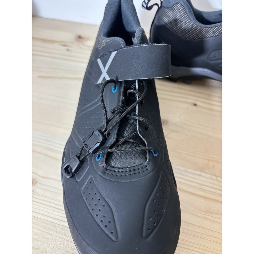 Shimano Men's Pedaling Cycling Bike Shoes Black Blue SH-MT500 Size 44 N8
